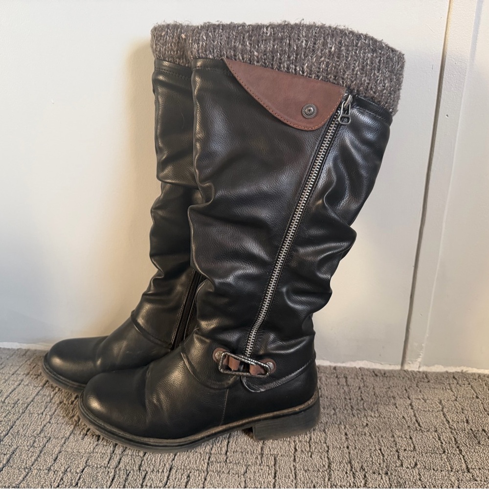 Black and Brown Women's Boots